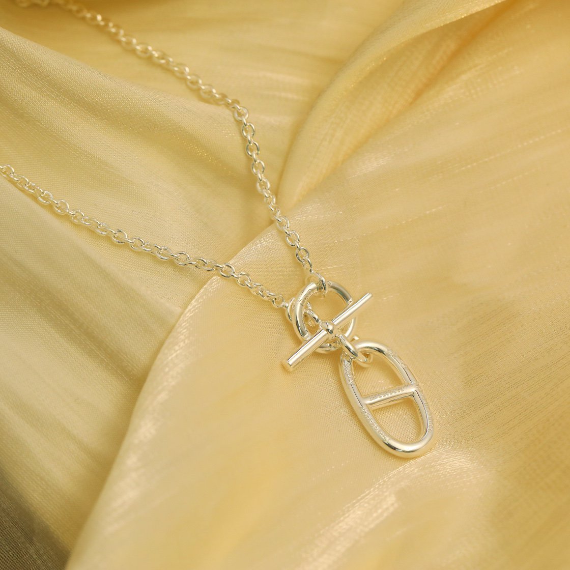 [GALE]HM CHAINE D'ANCRE PENDANT NECKLACE STERLING SILVER