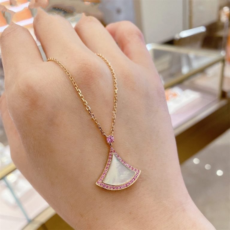 [GALE]DREAM NECKLACE MOP DIAMOND PINK