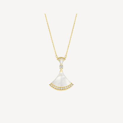 [GALE]DREAM NECKLACE MOP GOLD DIAMOND