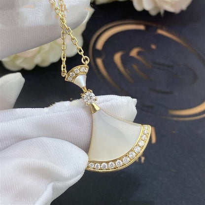 [GALE]DREAM NECKLACE MOP GOLD DIAMOND