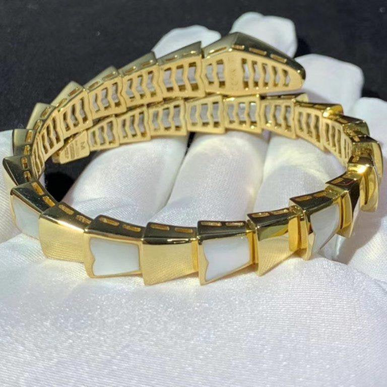[GALE]SERPENTI BRACELET MOP GOLD