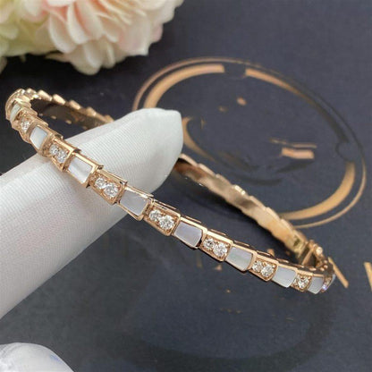 [GALE]SERPENTI BRACELET PINK GOLD MOP DIAMOND