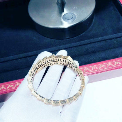 [GALE]SERPENTI BRACELET 8MM PINK GOLD DIAMOND