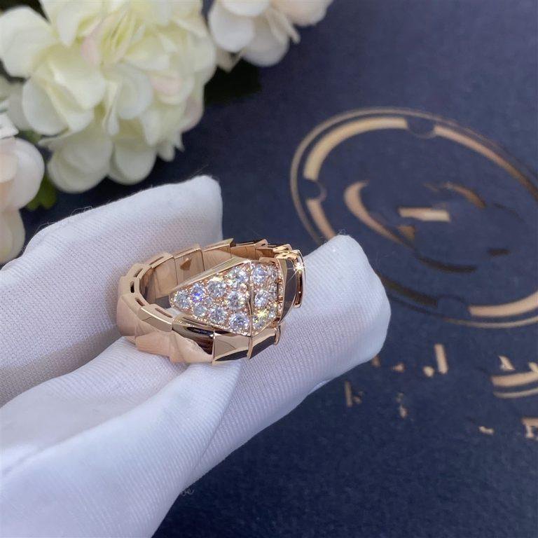 [GALE]SERPENTI RING PINK GOLD DIAMOND