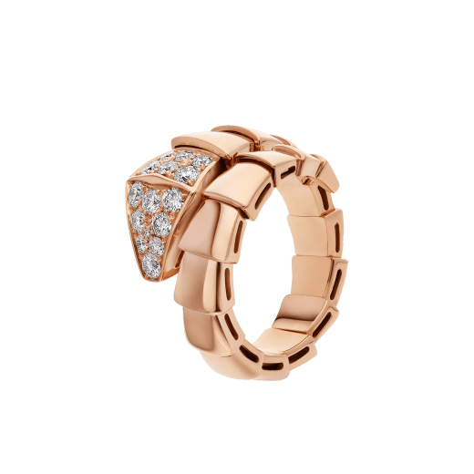 [GALE]SERPENTI RING PINK GOLD DIAMOND