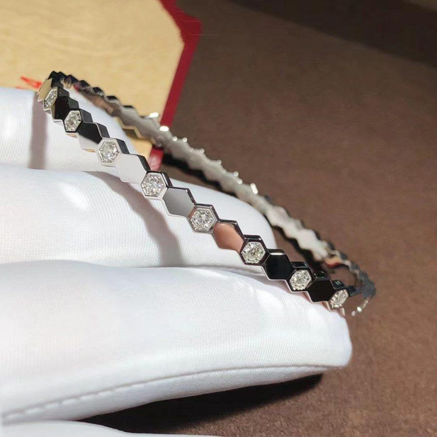 [GALE]BEE LOVE SILBER-DIAMANT-ARMBAND