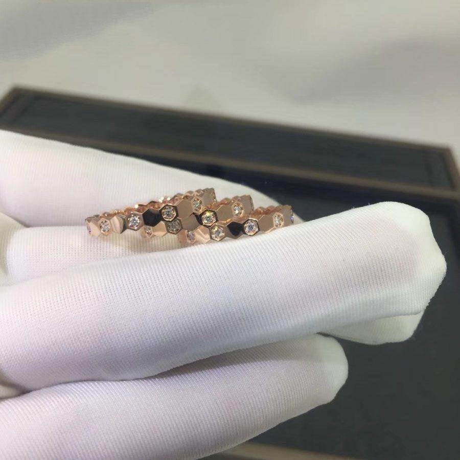 [GALE]BEE LOVE RING ROSA GOLD DIAMANT