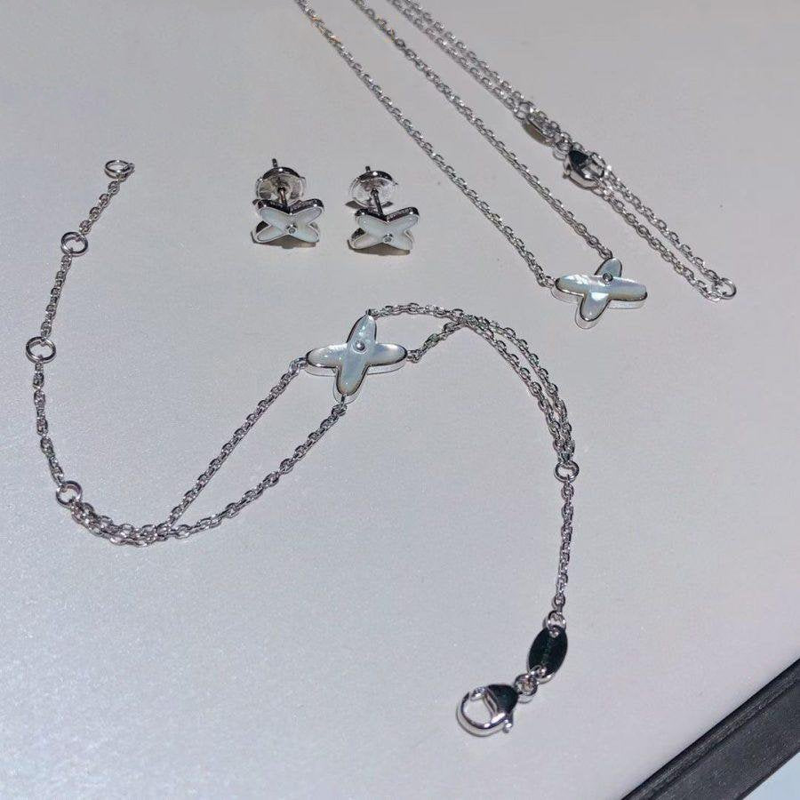 [GALE]JEUX BRACELET WHITE MOP SILVER 1 DIAMOND