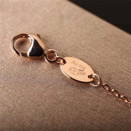 [GALE]Hollow Design Four-Leaf Clover Flower Shape Ring