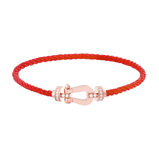 [GALE]FORCE 10 HALBDIAMANT ROSA GOLD ROTE CORDERI GROSSE UND MITTLERE MODELLE
