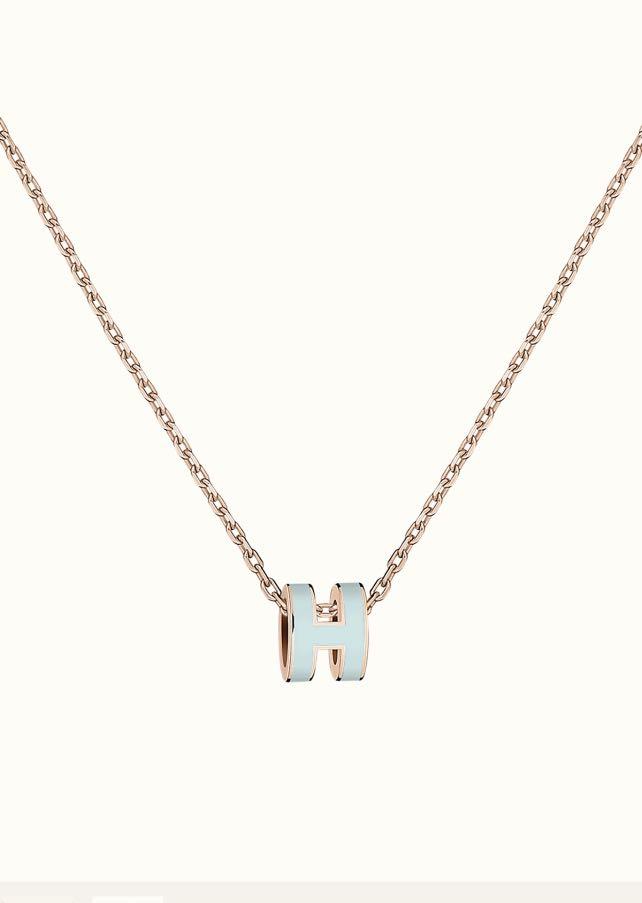[GALE]POP H LIGHT BLUE NECKLACEGALE