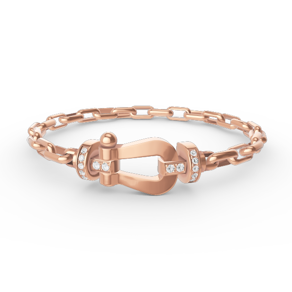 [GALE]FORCE LARGE HORSESHOE CLASP  METAL BRACELET