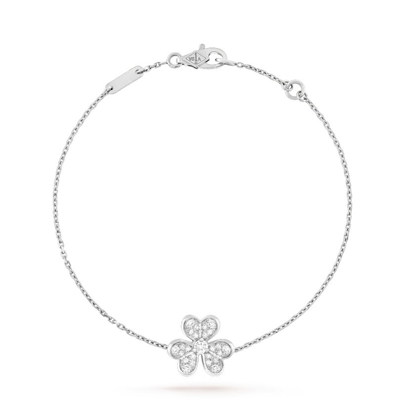 [GALE]FRIVOLE SILVER FLOWER DIAMOND BRACELET