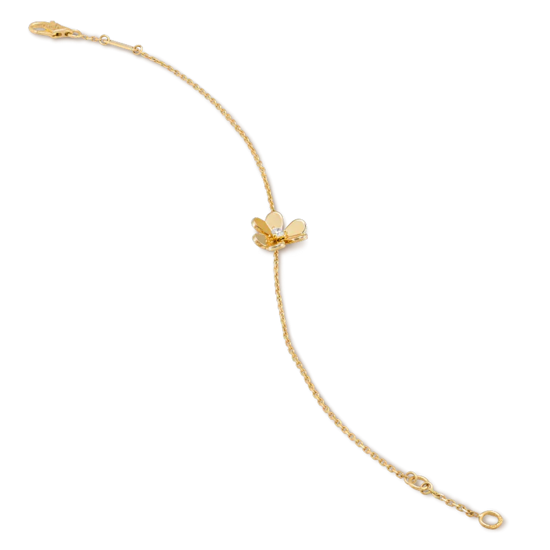 [GALE]FRIVOLE GOLD BLUME ROSA MALACHIT ARMBAND