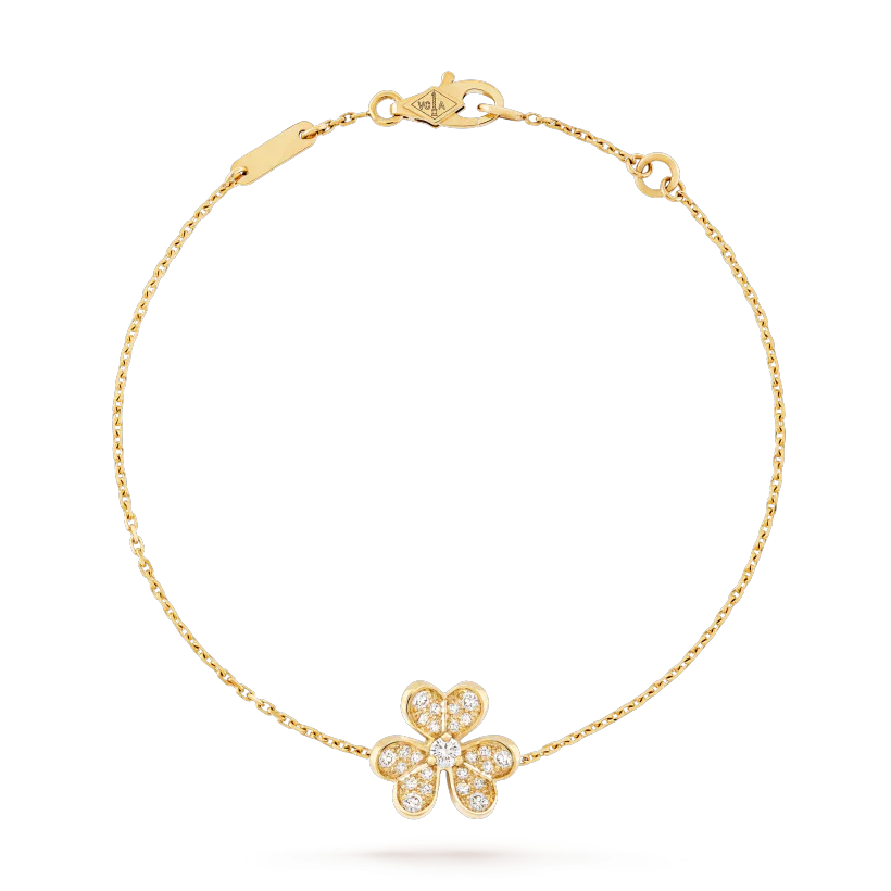 [GALE]FRIVOLE GOLD BLUMEN-DIAMANT-ARMBAND