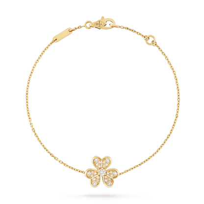 [GALE]FRIVOLE GOLD BLUMEN-DIAMANT-ARMBAND