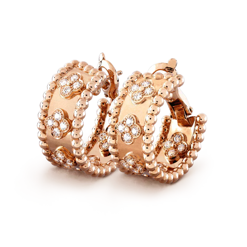 [GALE]PERLEE DIAMANT-OHRRINGE