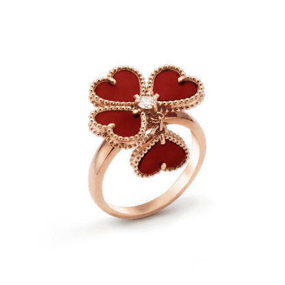 [GALE]SWEET CLOVER CARNELIAN RING