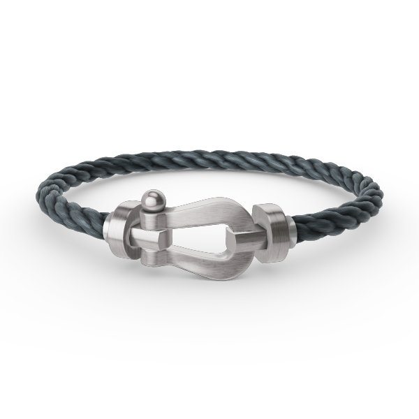 [GALE]FORCE LARGE HORSESHOE NO DIAMOND BRACELET SILVER