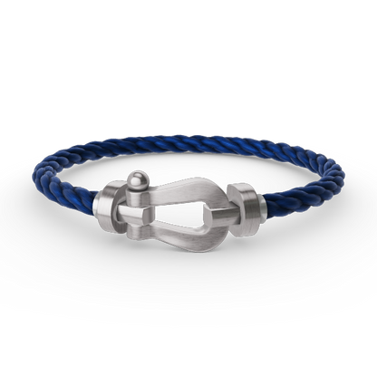 [GALE]FORCE LARGE HORSESHOE NO DIAMOND BRACELET SILVER